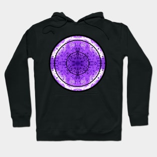 Lavender Purple Paint Pour Pattern Hoodie